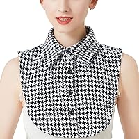 Fake Collar Detachable Half Shirt Blouse False Doll Collar Ruffle Lacing Design for Women Girls