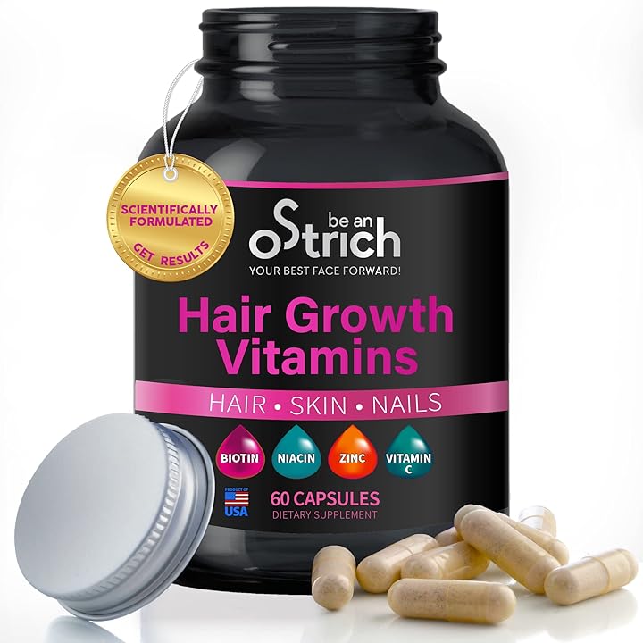 Mua Hair Growth Vitamins with Biotin Zinc Vitamin C Niacin, for Stronger  Longer Fuller and Healthier Hair in Just 90 Days - Faster and Thicker Hair,  All Hair Types Women & Men -