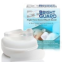 BrightGuard Grinding Mouth Guard - Teeth Grinding Mouth Guard for Sleep – Night Dental Bite Nightguard - Clenching, Bruxism, TMJ Guards - Moldable & Comfortable
