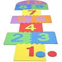 High-Grade Children's Baby Environmental Puzzle, Jumping House pad Game, Children's Soft Eva Foam Interlocking Tile, Indoor Outdoor Garden Home Game Toy Child