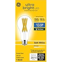 Ultra Bright LED Light Bulbs, 150 Watt, Soft White, A21 Bulbs (4 Pack)