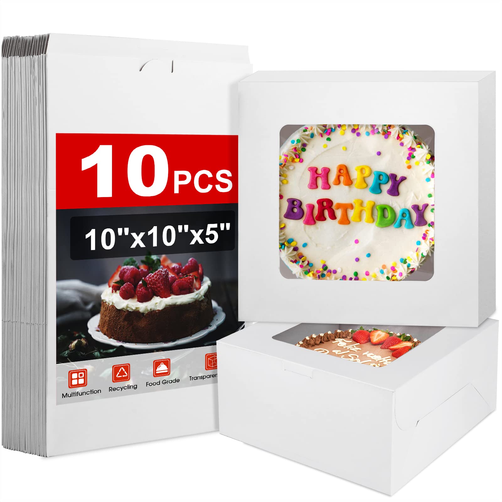 Best quality cake boxes in bulk cake transparent box