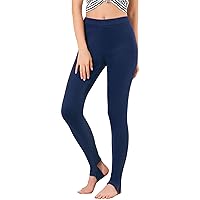 Allegra K Women's Leggings Elastic Waistband Gym Yoga Soft Cotton Christmas Stirrup Pants