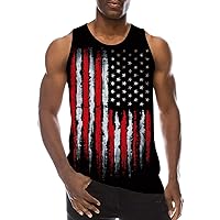 RAISEVERN Men's Tank Tops Summer Sleeveless Tee Cool Workout T-Shirts Beach Athletic Undershirts