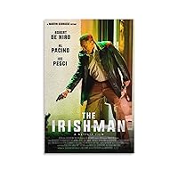 Movie The Irishman Poster Poster Decorative Painting Canvas Wall Art Living Room Posters Bedroom Painting 12x18inch(30x45cm)
