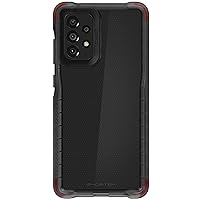 Ghostek COVERT A72 Samsung Phone Case with Clear Slim Fit Design and Anti-Slip Grip Bumper Premium Shockproof Protection Thin Protective Phone Covers Designed for 2021 Galaxy A72 5G (6.7 Inch) (Smoke)