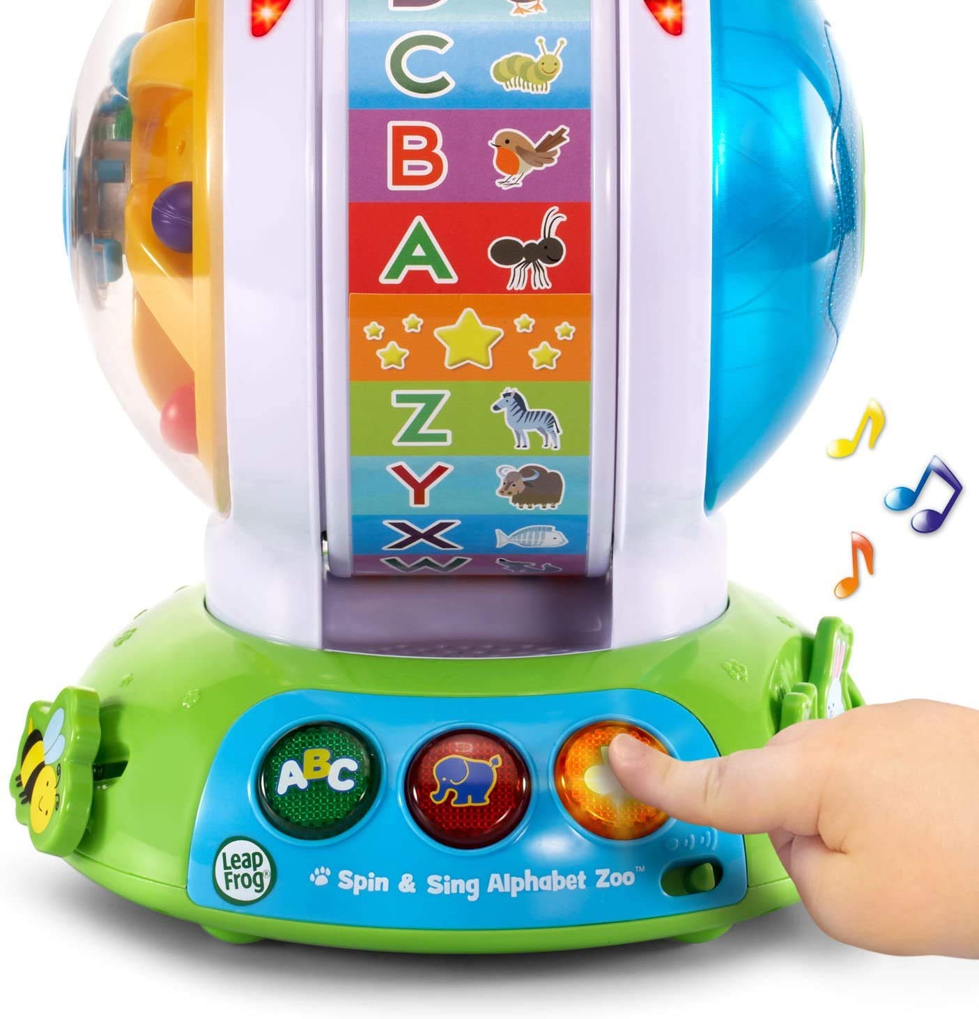 LeapFrog Spin and Sing Alphabet Zoo for ages 6 months to 36 months, Blue