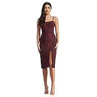 Dress the Population Women's Shaireen Bodycon Midi Dress