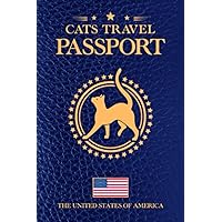 Cats Travel Passport And Vaccine Record Size 4