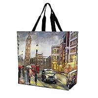 Handbag Women City Street Shopping Tote Bag Top Handle Shoulder Bag Large Grocery Bag 40x16x40cm