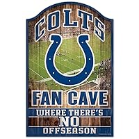 NFL Indianapolis Colts 05449010 Wood Sign, 11