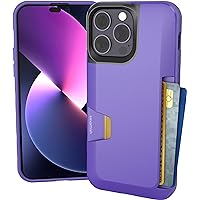 Smartish® iPhone 14 Pro Max Wallet Case - Wallet Slayer Vol. 1 [Slim + Protective] Credit Card Holder - Drop Tested Hidden Card Slot Cover Compatible with Apple iPhone 14 Pro Max - You're Just Jelly