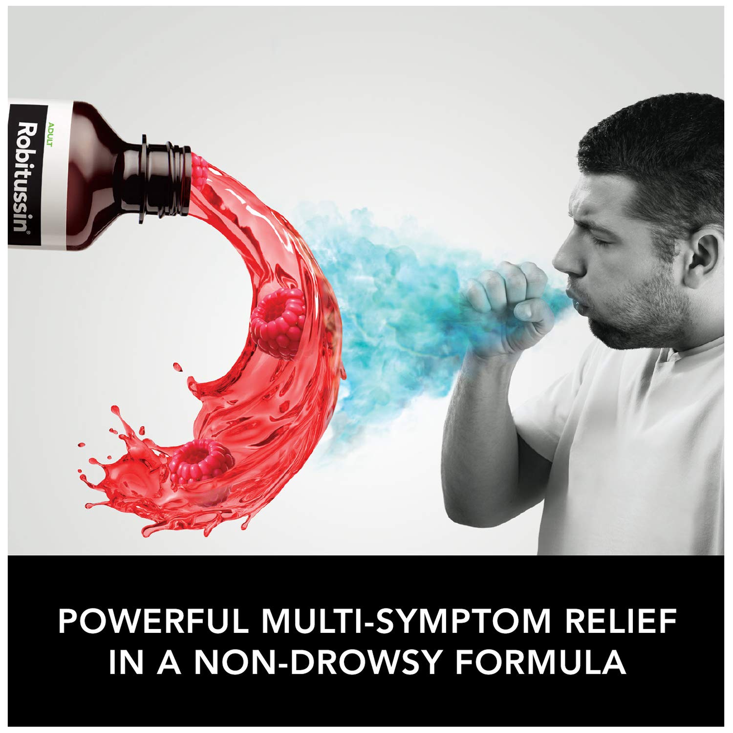 Robitussin Maximum Strength Severe Multi-Symptom Cough Cold 4 fl. oz.+ Flu Day & Night 4 fl. oz. Bottles