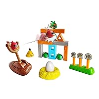 2023 Licensed Angry Birds Toys Playsets Build N’ Launch Construction Brick Assembly Building Blocks Sets Pig City Strike 2 Takedown Space Planet Game Catapult Slingshot Gift Box 20pcs