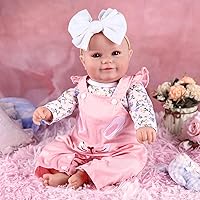BABESIDE Reborn Baby Dolls, 20Inch Soft Cute-Realistic Baby Doll Girl w/Complete Accessories Real Life Reborn Baby Dolls That Look Real for 3+ Years Old Girls Gifts, Playtime
