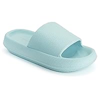 Joomra Pillow Slippers for Women and Men Non Slip Quick Drying Shower Slides Bathroom Sandals | Ultra Cushion | Thick Sole