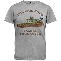 National Lampoons Vacation - Family Truckster Soft T-Shirt - Small Grey