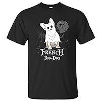 French Boo-Dog Funny Halloween Costume French Bulldog Ghost Puppy Men Women Gift Unisex T-Shirt