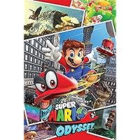 Collage Super Mario Odyssey Maxi Poster, Plastic/Glass, Multi-Colour, 61 x 91.5 x 1.3 cm