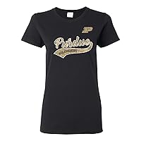 NCAA Tail Script, Team Color Womens T Shirt, College, University