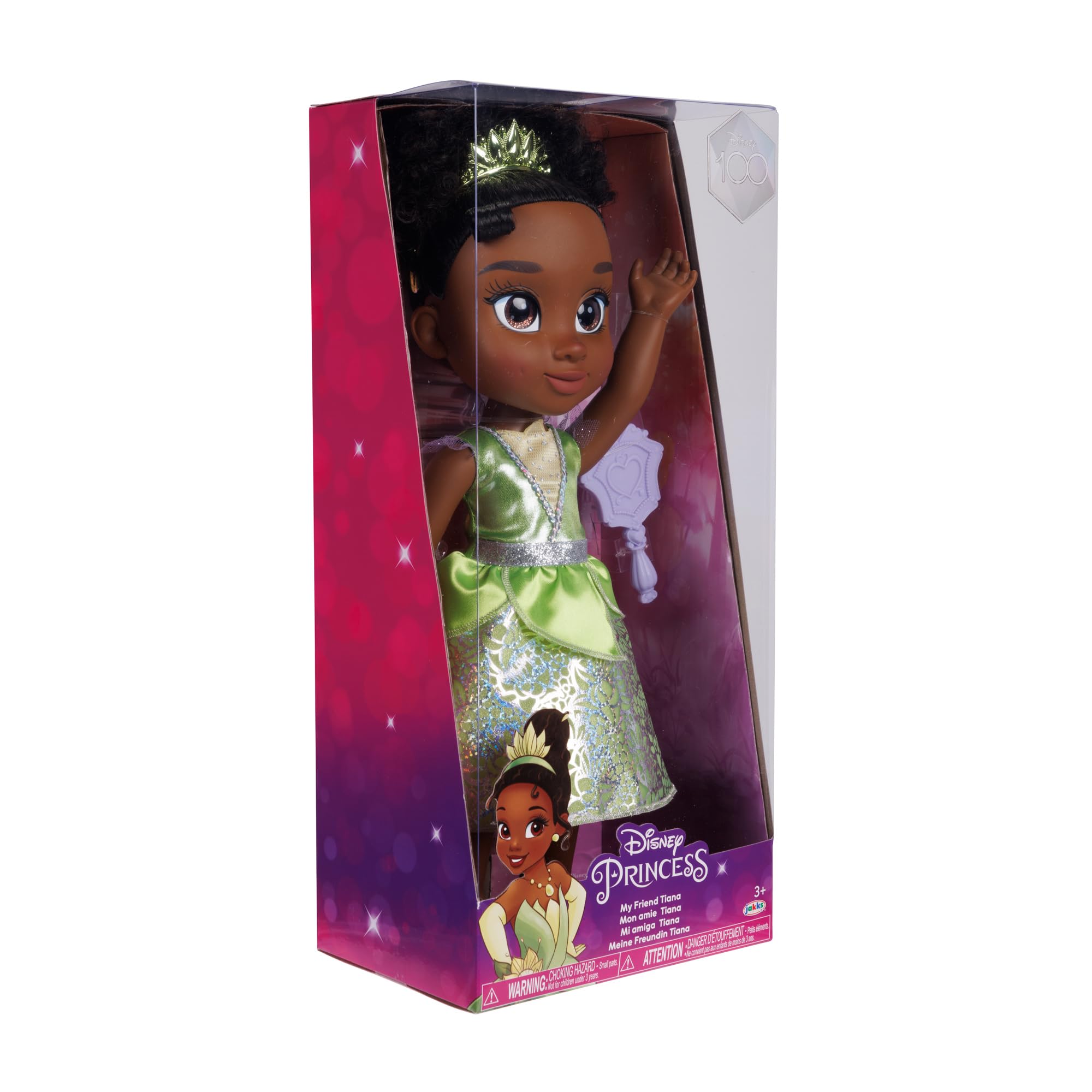 Disney Princess Disney 100 My Friend Tiana Doll 14 inch Tall Includes Removable Outfit and Tiara