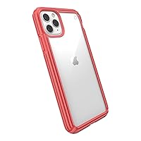 Speck Products Presidio V-Grip iPhone 11 PRO Max Case, Clear/Parrot Pink