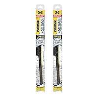Rain-X 810205 Latitude 2-In-1 Water Repellent Wiper Blades, 24 Inch Windshield Wipers (Pack Of 2), Automotive Replacement Windshield Wiper Blades With Patented Rain-X Water Repellency Formula