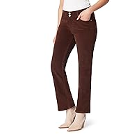 Angels Forever Young Women's Curvy Bootcut Mid-Rise Corduroy Pants (Available in Plus Size)
