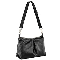 Marvolia Crossbody Bags for Women - Large Cross Body Bag PU Leather Shoulder Bag with Widened Strap Trendy Hobo Handbags