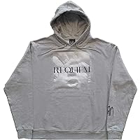 Korn Hoodie Requiem Band Logo Official Mens Grey Pullover