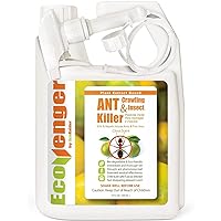 EcoRaider Ant & Crawling Insect Killer (34 OZ), 100% Fast Kills, Also Kills Fire Ants. Lasting Repellency, Safe for Children & Pets
