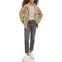 Levi's Women's Stand Collar Cotton Military Jacket