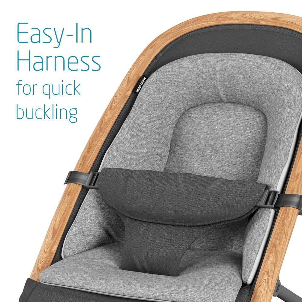 Maxi-Cosi Kori 2-in-1 Rocker, 2 Modes of use with Rocker and Stationary Options, Essential Grey