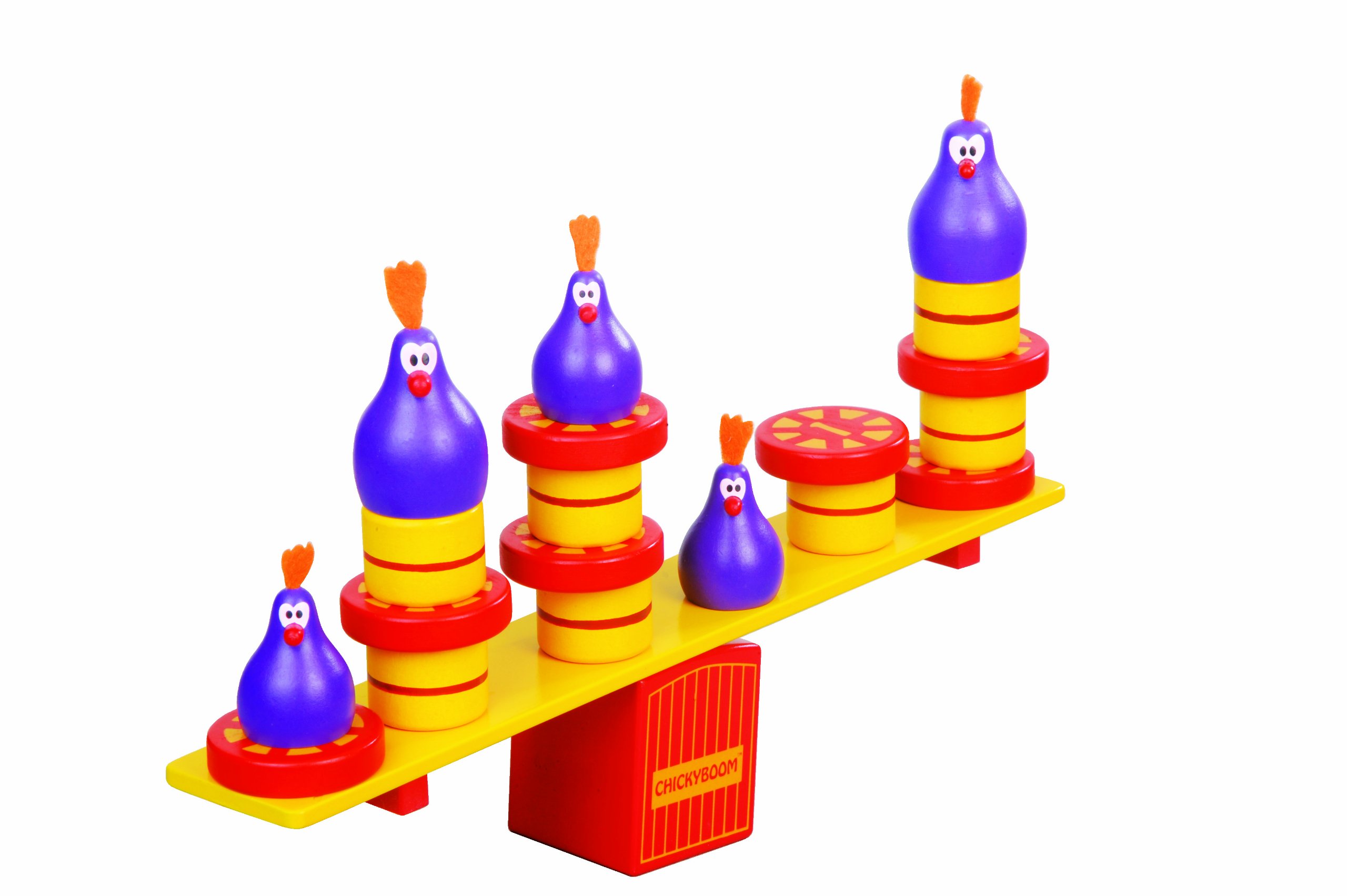 Blue Orange Games Chickyboom Award Winning Wooden Skill Building Balancing Game for Kids