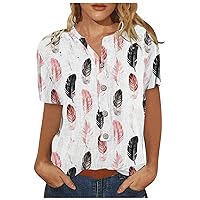 Womens Vintage Tshirts Cowl Neck Oversized Exotic Tunic Shirt Printed Pull On Dressy Shirt Peplum Tops