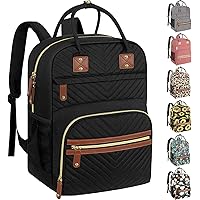 Diaper Bag Backpack for Women Large Capacity with Insulated Pockets Multifunctional Diaper Bags For Baby Girl Boy Waterproof Baby Bags For Mama Maternity Travel Bag Black