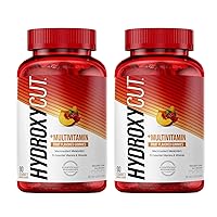 Hydroxycut Gummies (Pack of 2) - 99% Caffeine Free - Metabolize Carbs, Proteins & Fats - Includes 15 Essential Vitamins & Minerals - for Women & Men