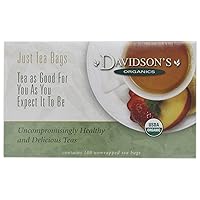 Davidson's Organics, Lemon Ginger, 100-count Unwrapped Tea Bags