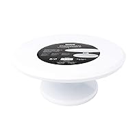 PME Metal Professional Turntable for Cake Decorating, Standard, White