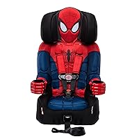 KidsEmbrace Marvel Spider-Man 2-in-1 Forward-Facing Booster Car Seat LATCH | 5-Point Harness Booster 22-65lbs converts to Belt-Positioning Booster 40-100lbs | Adjustable