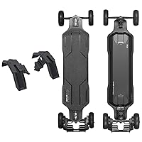 Atlas Carbon-2WD All-Terrain Electric Skateboards with Off-Road Mud Guards
