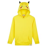 Pokemon Boys Hoodie, Pikachu Sweatshirt for Kids and Teens