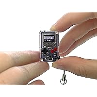 TinyCircuits Thumby (Clear), Tiny Game Console, Playable Programmable Keychain: Electronic Miniature, STEM Learning Tool