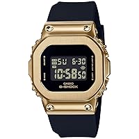 Casio GM-S5600GB-1JF [G-Shock Compact Size Metal Covered Series Black x Gold Model] Watch Shipped from Japan Aug 2022 Model