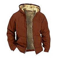 Jackets For Men Trench Coat Men Men'S Solid Color Jacket Men'S Spring And Autumn Casual Zipper Hooded Jacket