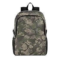 ALAZA Abstract Modern Camouflage Hiking Backpack Packable Lightweight Waterproof Dayback Foldable Shoulder Bag for Men Women Travel Camping Sports Outdoor