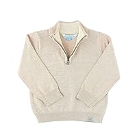 RUGGEDBUTTS® Baby/Toddler Boys Pullover Quarter-Zip Sweater