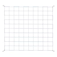 iPower 5 x 15FT Plant Trellis Netting, Heavy-Duty Polyester Grow Net, Outdoor Indoor Rectangle Mesh for Climbing Plants, Fruits, Vegetables, Vines,White
