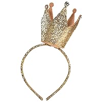 Gold Birthday Crown Headband - 7