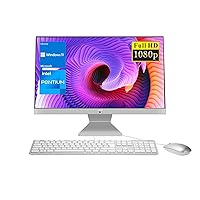 ASUS Vivo All-in-One, 23.8” FHD Display, Intel Pentium Gold 7505 Processor, 16GB RAM, 1TB SSD, Wired KB & Mouse, RJ-45, HDMI, Wi-Fi, Windows 11 Home, White